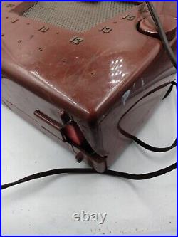 Vintage 1951 Motorola Tube Radio 61L2 Burgundy Not Working Vintage 1951 Motorola Tube Radio 61L2 Burgundy Not Working