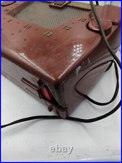 Vintage 1951 Motorola Tube Radio 61L2 Burgundy Not Working Vintage 1951 Motorola Tube Radio 61L2 Burgundy Not Working