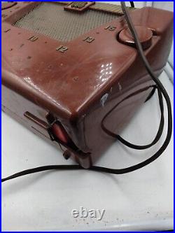 Vintage 1951 Motorola Tube Radio 61L2 Burgundy Not Working Vintage 1951 Motorola Tube Radio 61L2 Burgundy Not Working