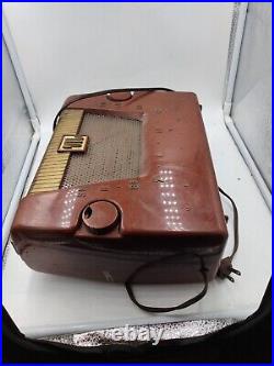 Vintage 1951 Motorola Tube Radio 61L2 Burgundy Not Working Vintage 1951 Motorola Tube Radio 61L2 Burgundy Not Working