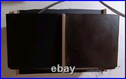 Vintage 1951 RCA Victor Tube Radio Model X551 Art Deco Style Brown Bakelite