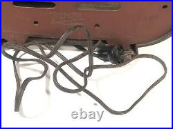 Vintage 1951 Zenith H511 G Consol Tone AM Tube Radio Racetrack Deco USA Works