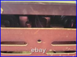 Vintage 1951 Zenith H511 Racetrack Bakelite Tube Radio Powers On