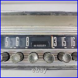 Vintage 1952 Ford Fomoco Colonial 2cf Car Truck Hi-fidelity Radio Tube Style