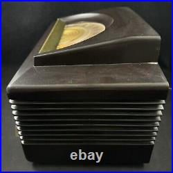 Vintage 1952 Philco 52-940 Sundial Bakelite Tube Radio Receiver Made in USA