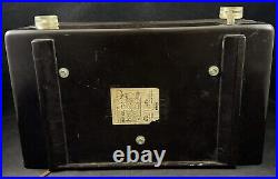 Vintage 1952 Philco 52-940 Sundial Bakelite Tube Radio Receiver Made in USA