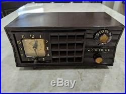 Vintage 1953 Admiral Tube AM Radio, Model 5S3 -== Restored==