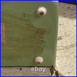 Vintage 1953 Crosley E-15CE Green Tube Radio Style Powers On Static AS-IS Vintage 1953 Crosley E-15CE Green Tube Radio Style Powers On Static AS-IS