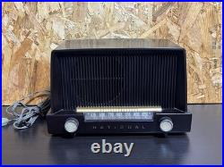 Vintage 1953 National PS-54 Vacuum Tube Radio Antique Working Tested Japan