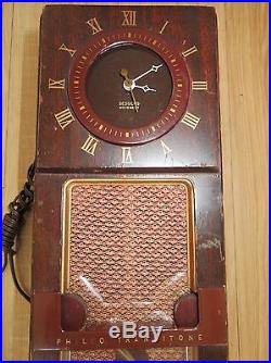 Vintage 1953 Philco Transitone Tube Radio Broadcast Receiver Model 53-707