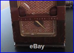 Vintage 1953 Philco Transitone Tube Radio Broadcast Receiver Model 53-707