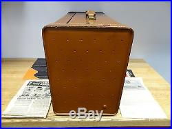 Vintage 1953 RCA VICTOR 7 BAND PORTABLE STRATO WORLD AC/DC 3-BX671 WORK'S