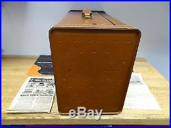 Vintage 1953 RCA VICTOR 7 BAND PORTABLE STRATO WORLD AC/DC 3-BX671 WORK'S
