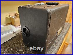 Vintage 1954 1955 zenith l600 6l40 trans-oceanic portable tube radio