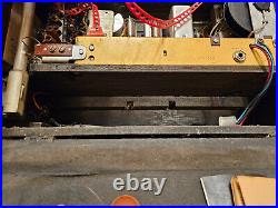 Vintage 1954 1955 zenith l600 6l40 trans-oceanic portable tube radio
