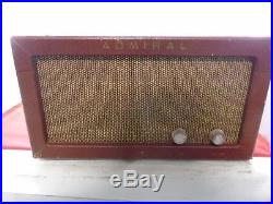 Vintage 1954 Admiral Model 3H12D Tube Radio Phonograph Record Player Turntable
