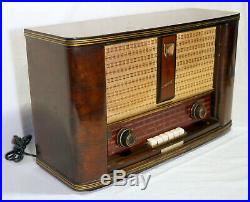 Vintage 1954 Norelco Holland Table Top Tube Radio Bx640a Philips