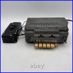 Vintage 1955-57 Ford AM Tube Radio with Power Supply Vibrator Box Untested FoMoCo