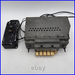 Vintage 1955-57 Ford AM Tube Radio with Power Supply Vibrator Box Untested FoMoCo