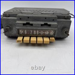 Vintage 1955-57 Ford AM Tube Radio with Power Supply Vibrator Box Untested FoMoCo