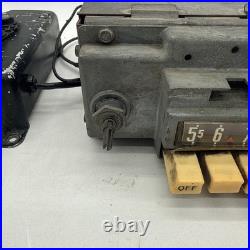 Vintage 1955-57 Ford AM Tube Radio with Power Supply Vibrator Box Untested FoMoCo