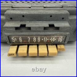 Vintage 1955-57 Ford AM Tube Radio with Power Supply Vibrator Box Untested FoMoCo