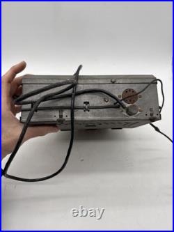 Vintage 1955-57 Ford AM Tube Radio with Power Supply Vibrator Box Untested FoMoCo