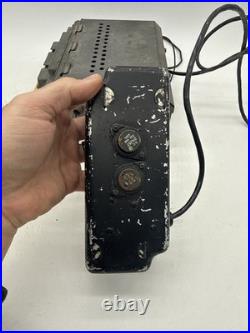 Vintage 1955-57 Ford AM Tube Radio with Power Supply Vibrator Box Untested FoMoCo