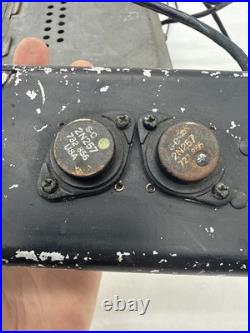 Vintage 1955-57 Ford AM Tube Radio with Power Supply Vibrator Box Untested FoMoCo