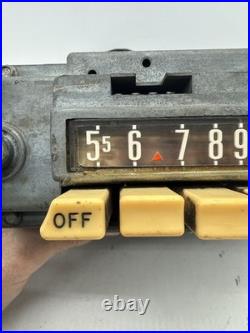 Vintage 1955-57 Ford AM Tube Radio with Power Supply Vibrator Box Untested FoMoCo