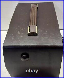 Vintage 1956 ZENITH Y724 AM/FM Bakelite Tube Radio Mid-Century MADE USA Tested