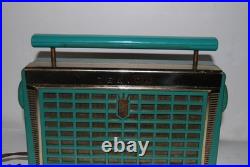 Vintage 1956 Zenith 4 bulb radio Z402F Tested Works Rare Color Free Shipping