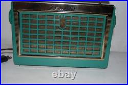 Vintage 1956 Zenith 4 bulb radio Z402F Tested Works Rare Color Free Shipping