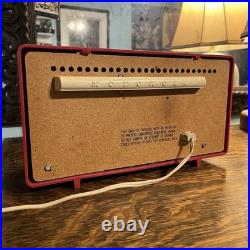 Vintage 1957 Motorola Tube Radio 5T11R AM Tested & Working For Repair READ