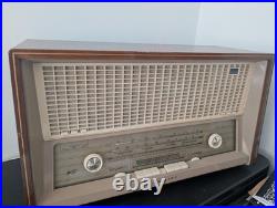 Vintage 1959 Philips B6X82A Bi-Ampli Tube Radio AM FM Hi-Fi