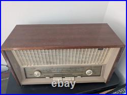 Vintage 1959 Philips B6X82A Bi-Ampli Tube Radio AM FM Hi-Fi