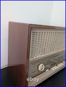 Vintage 1959 Philips B6X82A Bi-Ampli Tube Radio AM FM Hi-Fi