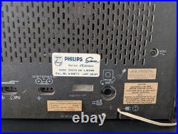 Vintage 1959 Philips B6X82A Bi-Ampli Tube Radio AM FM Hi-Fi