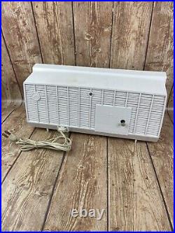 Vintage 1959 RCA Victor Tube Radio Model C2E with alarm clock MCM