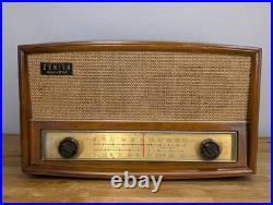Vintage 1959 Zenith G730 AM/FM Tube Radio Works Well, Phono Input, Wood Cabinet Vintage 1959 Zenith G730 AM/FM Tube Radio Works Well, Phono Input, Wood Cabinet