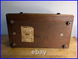 Vintage 1959 Zenith G730 AM/FM Tube Radio Works Well, Phono Input, Wood Cabinet Vintage 1959 Zenith G730 AM/FM Tube Radio Works Well, Phono Input, Wood Cabinet
