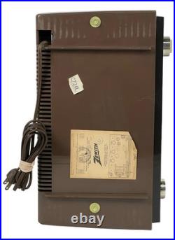 Vintage 1959 Zenith Model # C724L Table Tube Radio NOS in Box Great Sound 100%