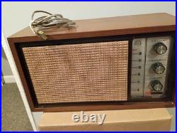 Vintage 1960s Heathkit GR-21 Muliplex FM Stereo Tube Radio System Turns On