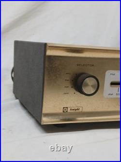 Vintage 1960s Knight KG-65 AM/FM Tuner Tube Radio USA Audio Equipment VERY RARE