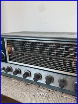 Vintage 1960s Lafayette Tube Ham Radio Communications Receiver HA-225 WORKS
