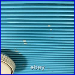 Vintage 1960s MCM Motorola Turquoise Blue AM Tube Radio A1B 24 works