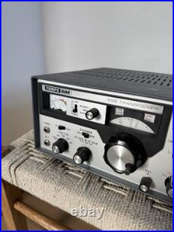 Vintage 1960s Tempo One Tube SSB Transceiver Ham Radio & Power Supply WORKS