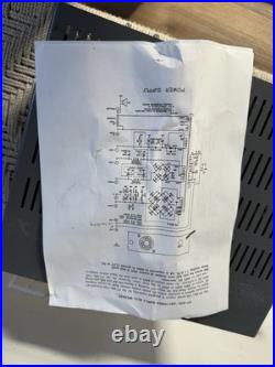 Vintage 1960s Tempo One Tube SSB Transceiver Ham Radio & Power Supply WORKS