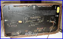 Vintage 1961 Telefunken 5183W Allegro Hi-Fi Stereo TUBE Radio Fully Serviced