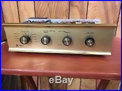 Vintage 1963 Working Allied Radio Knight Kit KG-250 Stereo Tube Amplifier++
